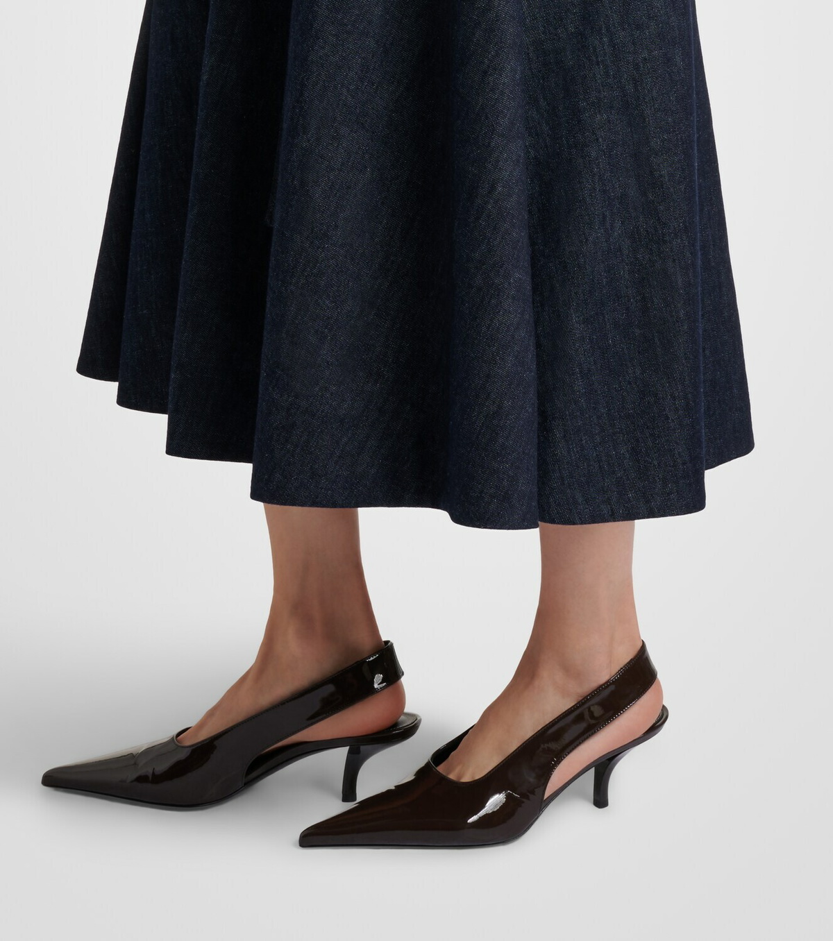 'S Max Mara Ambra denim wrap dress