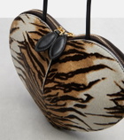 Alaïa Le Cœur calf hair shoulder bag