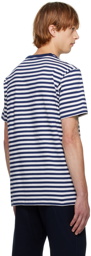 NORSE PROJECTS Navy & White Niels Classic Stripe T-Shirt