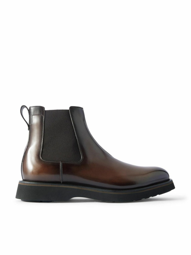 Photo: Berluti - Alessio Venezia Leather Chelsea Boots - Brown