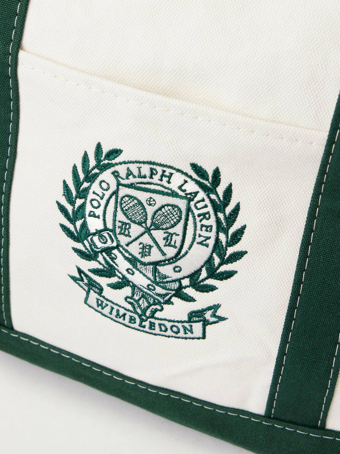 Polo Ralph Lauren - Wimbledon Embroidered Large Cotton Tote Bag