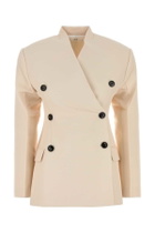 Light Pink Viscose Blend Blazer