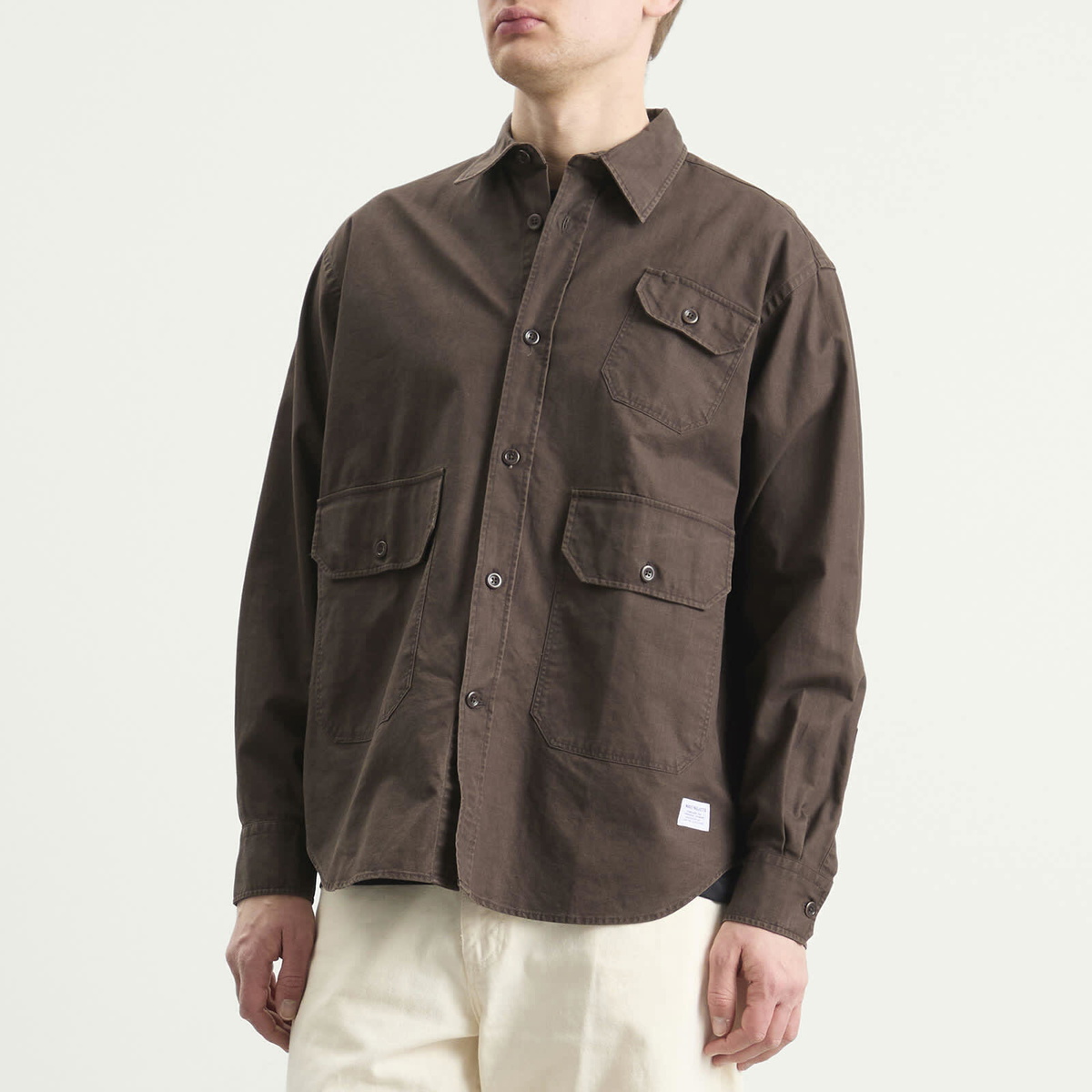 Norse Projects Men's Espevik Oversized Utility Shirt in Shale