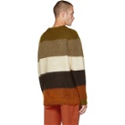 Acne Studios Orange and Brown Mohair Albah Sweater