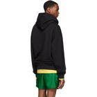 Acne Studios Black Oversized Farrin Face Hoodie