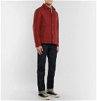 Albam - Fleece-Lined Wool, Nylon and Cashmere-Blend Jacket - Men - Red
