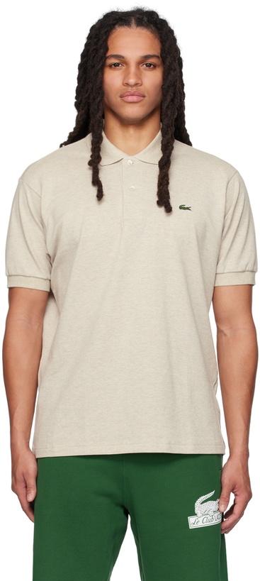 Photo: Lacoste Beige Polo Shirt