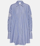 Patou Striped cotton poplin shirt