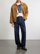 Story mfg. - Grateful Printed Organic Cotton-Jersey T-Shirt - Pink
