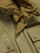 Ermenegildo Zegna - Suede-Trimmed Cotton-Blend Canvas Field Jacket - Brown