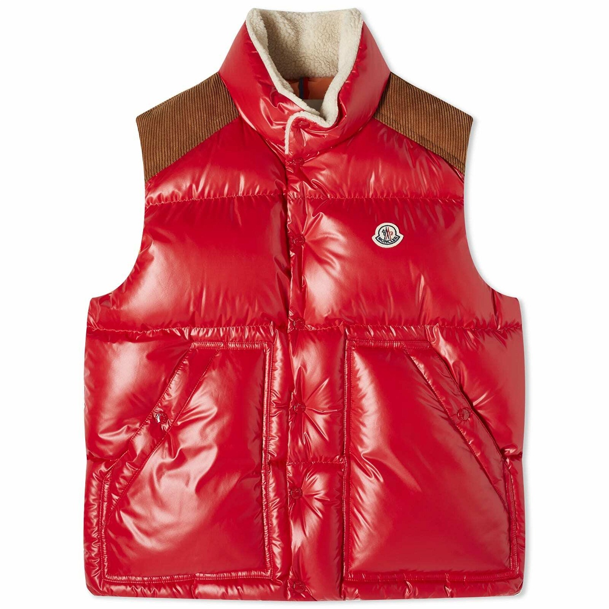 Photo: Moncler Men's Ardeche Padded Vest in Red