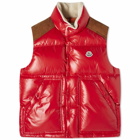 Moncler Men's Ardeche Padded Vest in Red