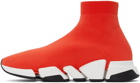 Balenciaga Red Speed 2.0 Sneakers