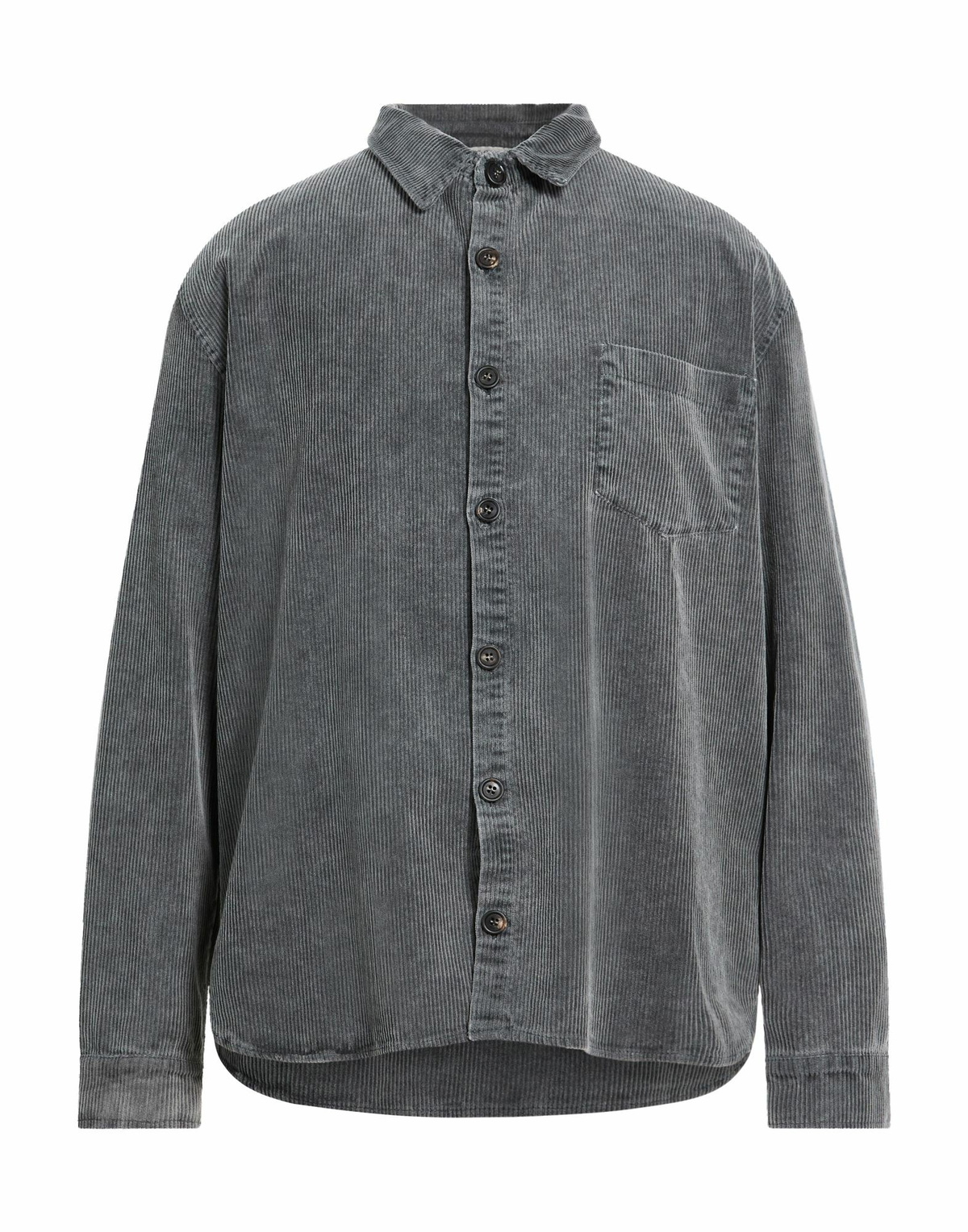 Crossley Mens Shirt in Charcoal