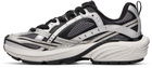 Represent Silver & Black Storm Runner Sneakers