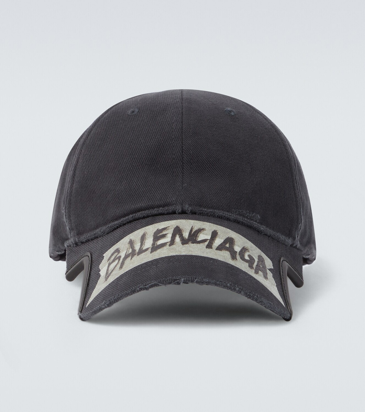 Balenciaga Masking Tape cotton drill baseball cap