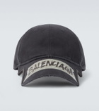 Balenciaga Masking Tape cotton drill baseball cap