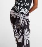Cala de la Cruz Luana printed beach cover-up