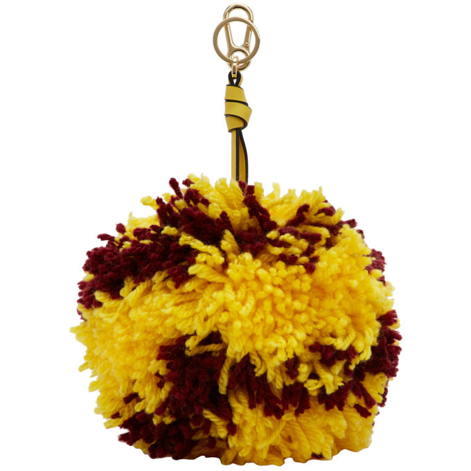 Big pom clearance pom keychain