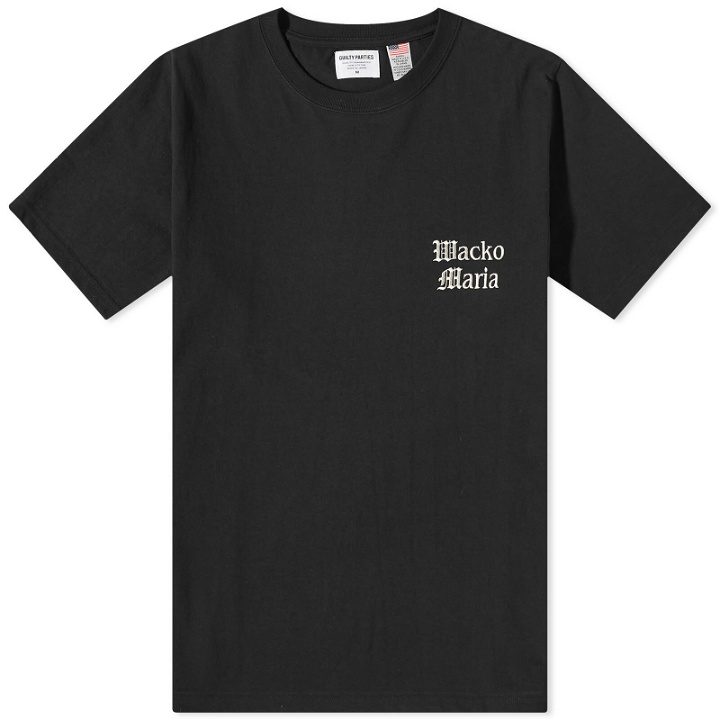 Photo: Wacko Maria Men's USA Body Crew T-Shirt in Black