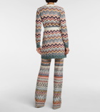 Missoni - Belted wool-blend cardigan