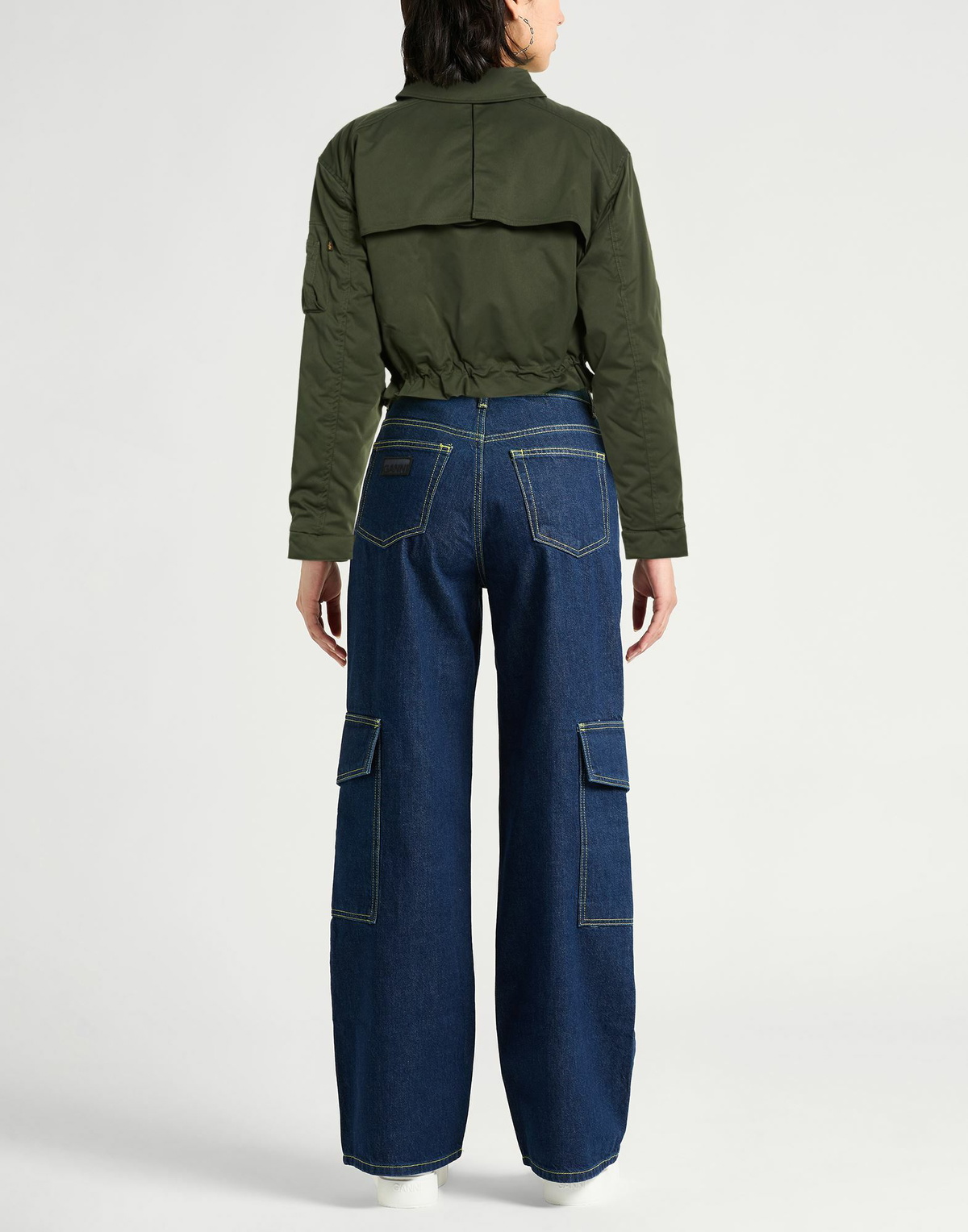 Alpha Industries Womens Jacket Military in Green