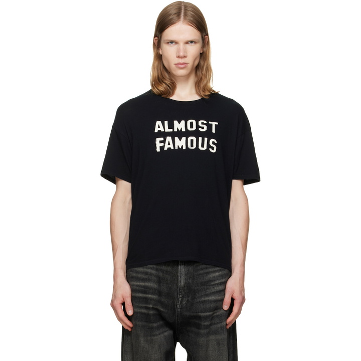 Photo: R13 Black 'Almost Famous' Relaxed T-shirt