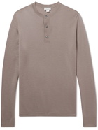 Brioni - Cashmere Henley T-Shirt - Brown