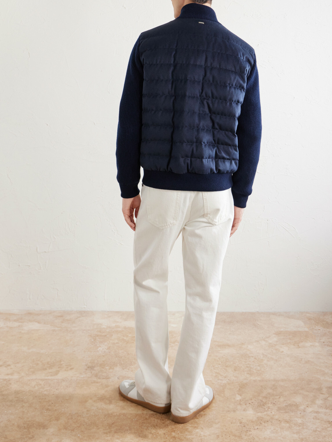 Herno - Quilted Twill Down Jacket - Blue
