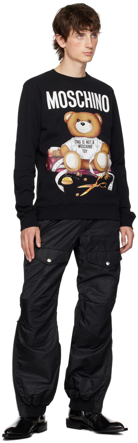 Moschino Black Teddy Bear Sweatshirt Moschino