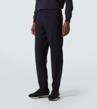Allude Wool and cashmere sweatpants