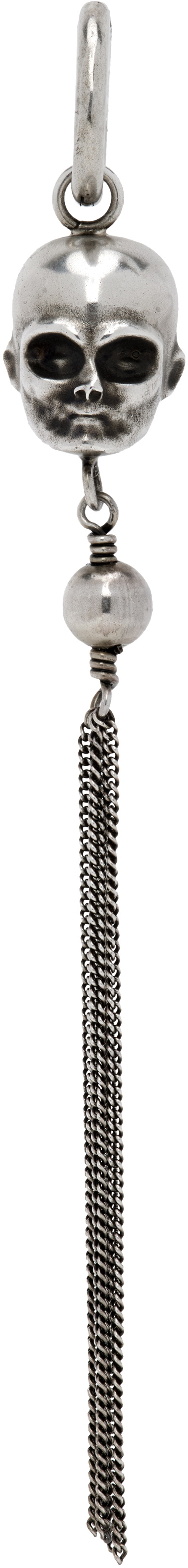 Ann Demeulemeester Silver Aliya Amulet Single Earring