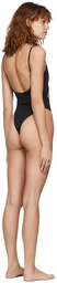 ANDREADĀMO SSENSE Exclusive Black Cut-Out Swimsuit