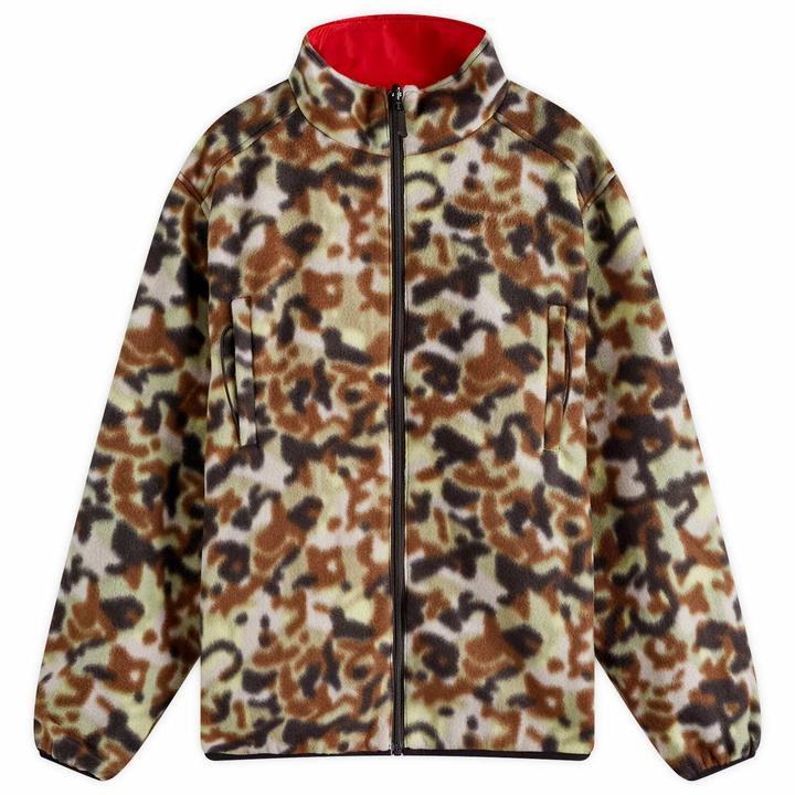 Photo: Pop Trading Company Men's Adam Reversible Fleece in Goji Berry