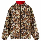 Pop Trading Company Men's Adam Reversible Fleece in Goji Berry