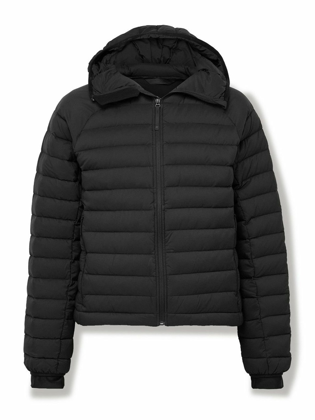 Photo: Aztech Mountain - Slim-Fit Stretch-Jersey Trimmed Quilted Shell Down Jacket - Black