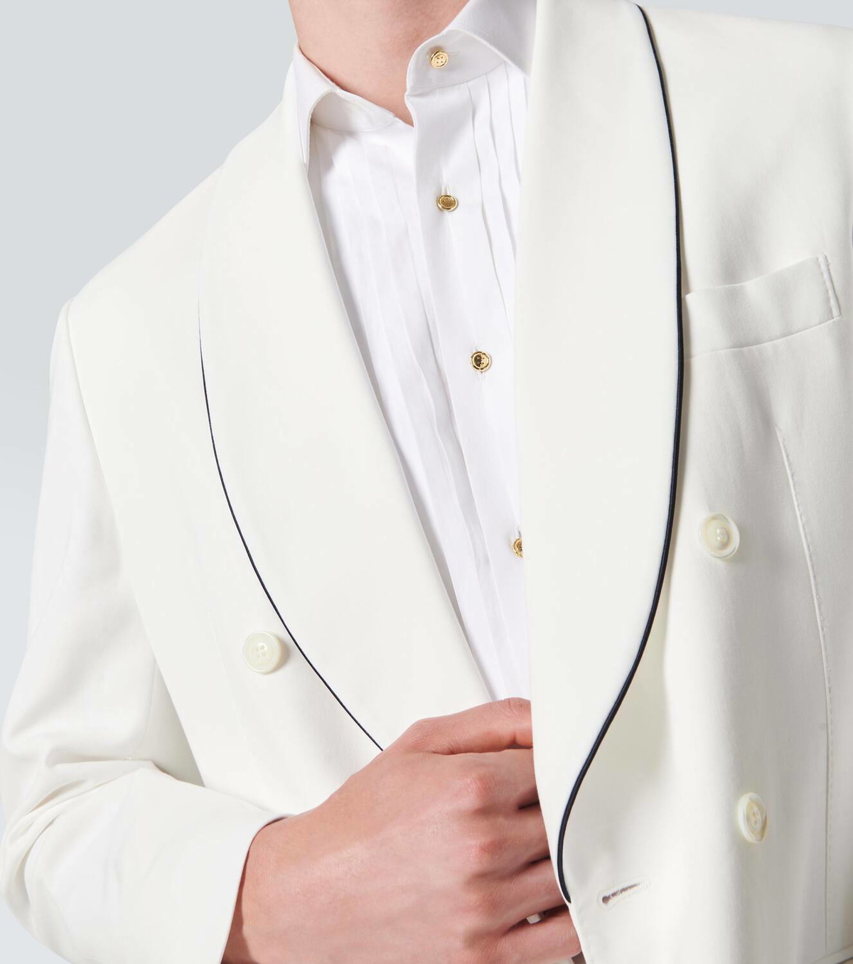 Octavia Elizabeth Set of 4 18kt gold button tux studs