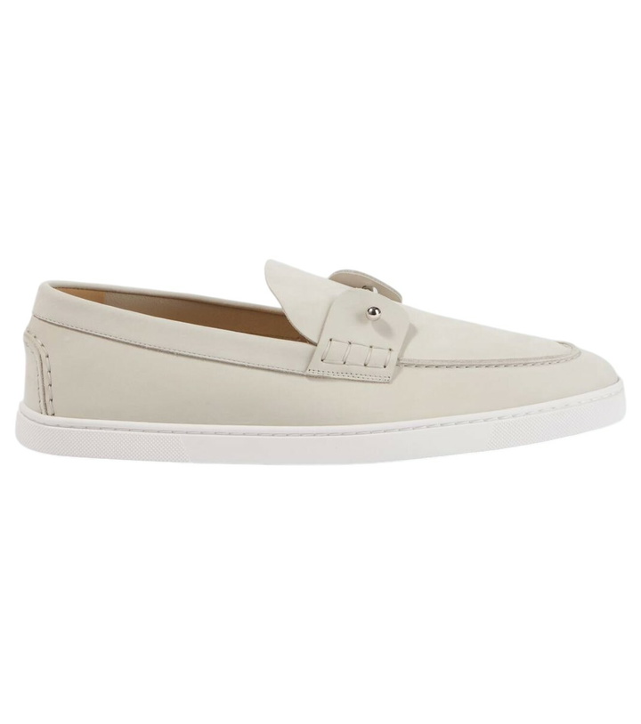Photo: Christian Louboutin Chambeliboat leather slip-on shoes
