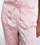 Posse Esme satin straight pants