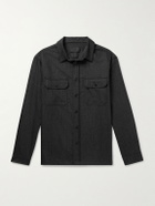 Nili Lotan - Evander Cotton and Linen-Blend Overshirt - Gray