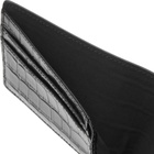 Dime Men's Croc Bifold Wallet in Black 