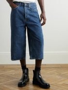 AGOLDE - Beesley Straight-Leg Denim Shorts - Blue