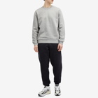 AMI Paris Men's Tonal Heart Crew Sweatshirt in Heather Grey