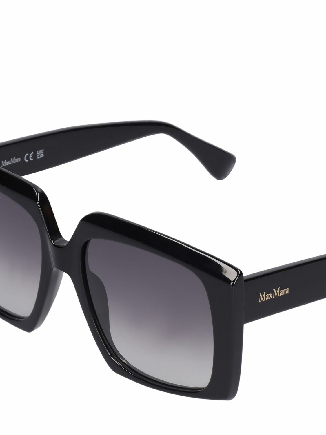 MAX MARA - Logo Squared Acetate Sunglasses Max Mara