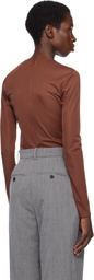 Pushbutton Brown Dummy Shaped Mesh Top