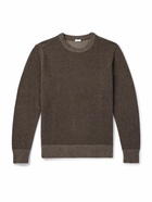 Caruso - Ribbed Wool Sweater - Brown