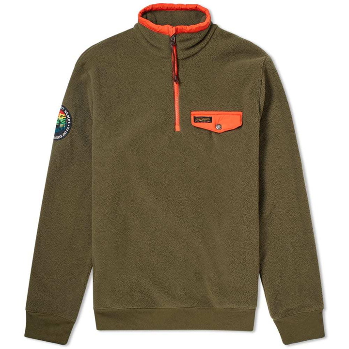 Photo: Polo Ralph Lauren Polar Fleece Half Zip Sweat Defender Green