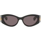 Gucci Black GG Corner Cat-Eye Sunglasses