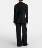 Loewe Logo wool mid-rise straight pants