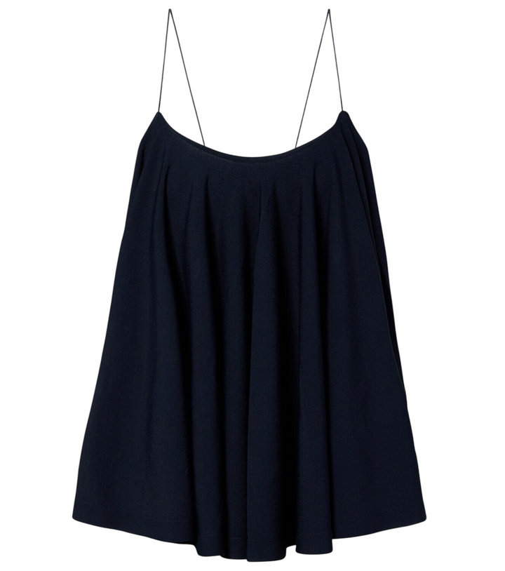 Photo: Jacquemus Voile open-back jersey top